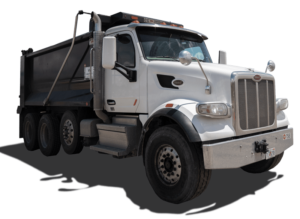One of Whitney Logistics' many dump trucks used for hauling bulk materials.